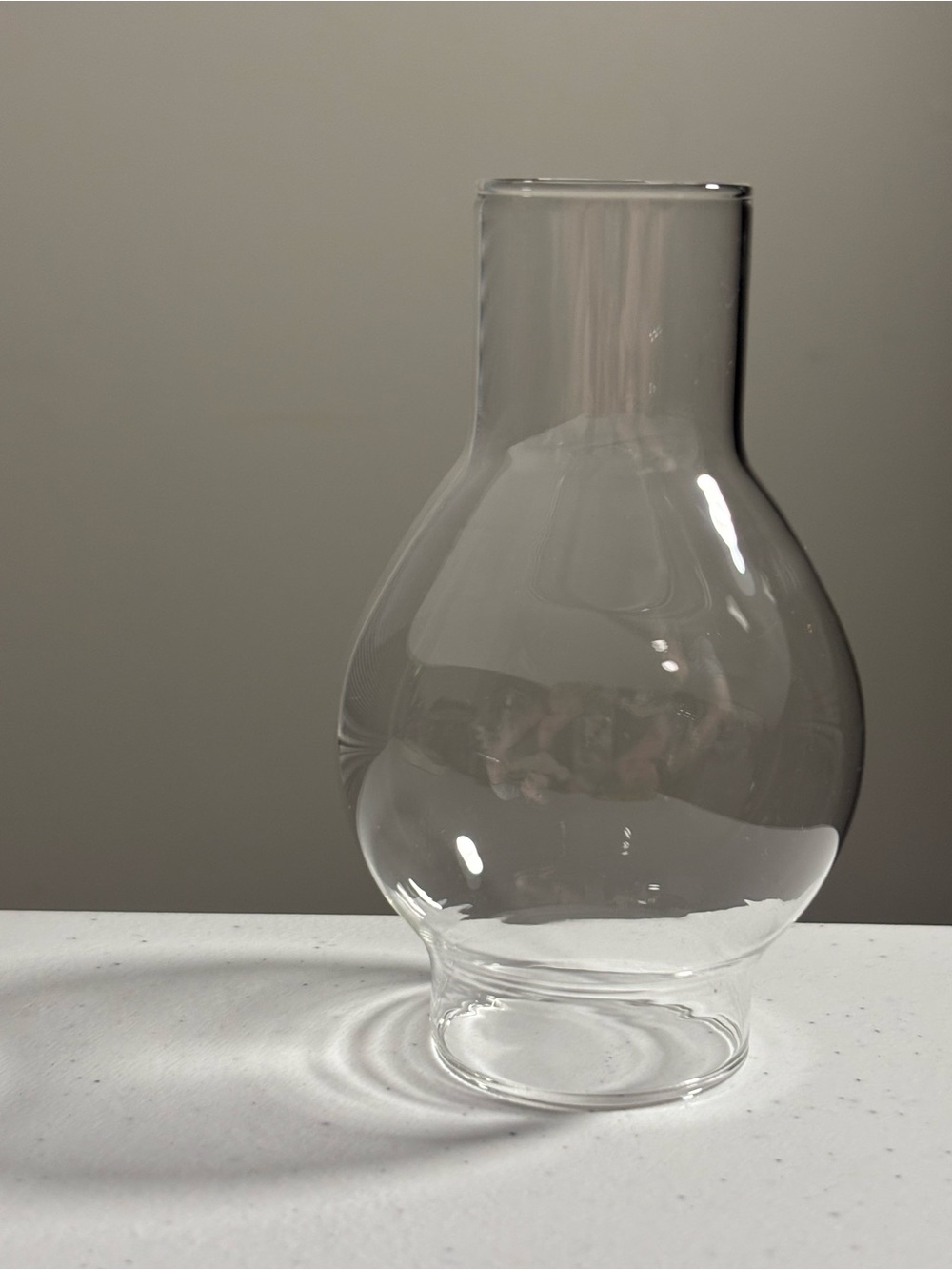 Clear Glass Hurricane Candle Chimney 4.91” Taper Candle Holder Sleeve Wind Guard